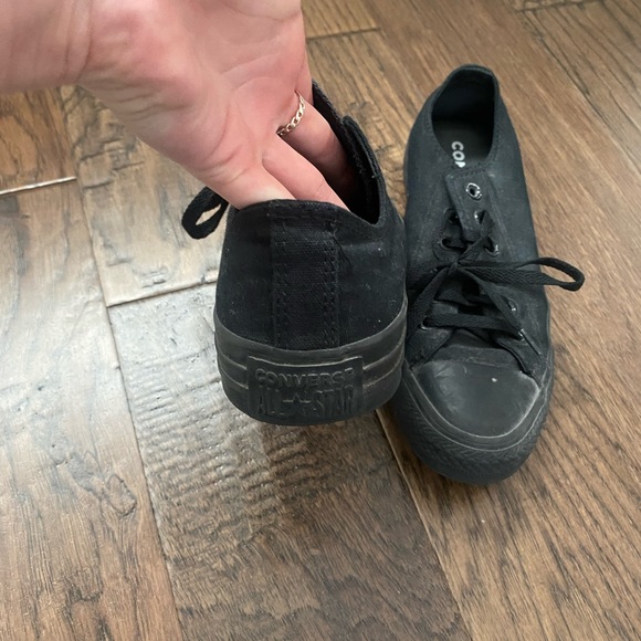 black on black converse - Picture 3 of 3
